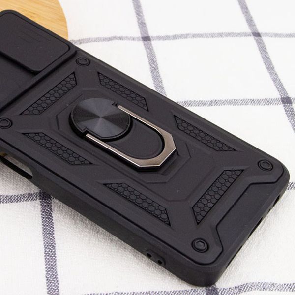 PC + TPU чохол Camshield armor для Samsung Galaxy A04S / чорний 087444 фото