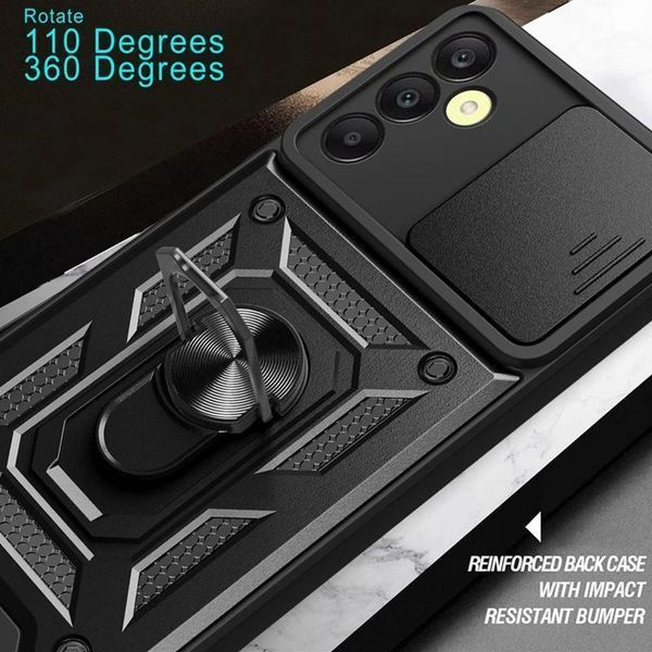 PC + TPU чехол Armor Camshield для Samsung Galaxy A35 / черный 097124 фото
