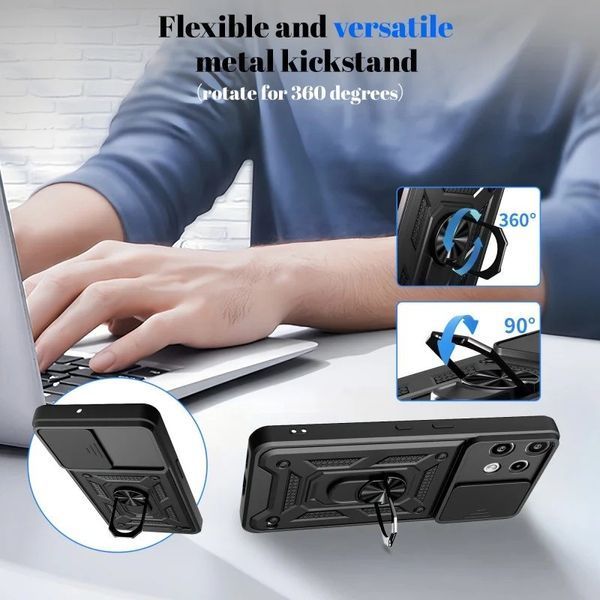PC + TPU чохол Camshield Armor для Nothing Phone (3a) Lite / синій 100972 фото