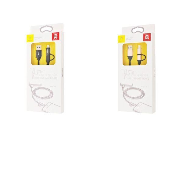 Baseus Yiven 2-1 Cable（Micro/Type-C) (1m) (2 кольори) 16800 фото