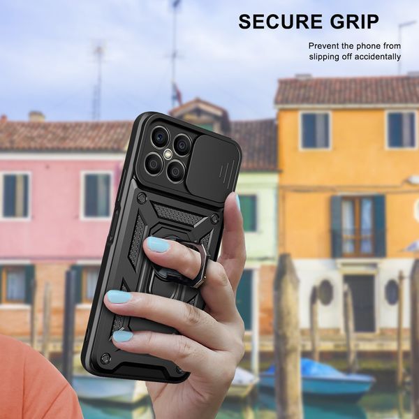 PC + TPU чехол Camshield armor для Honor X8 / красный 89466 фото