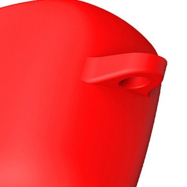 Силіконовий чохол із карабіном для JBL Tune FleX білий 90613 фото