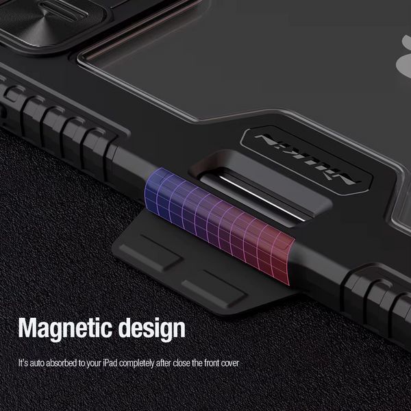 Чехол книжка Nillkin Bumper Pro Origami на Xiaomi Pad 7 (11.2") / синий 098937 фото
