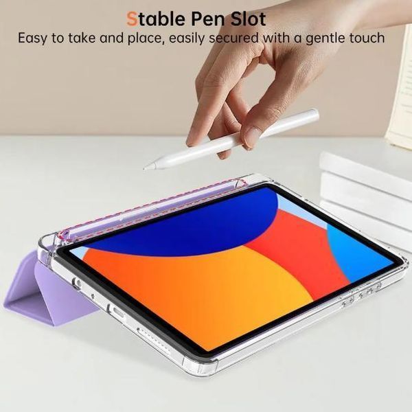 Чохол книжка Transparent Origami на Samsung Galaxy Tab A11 Plus (11") / фіалковий 100699 фото