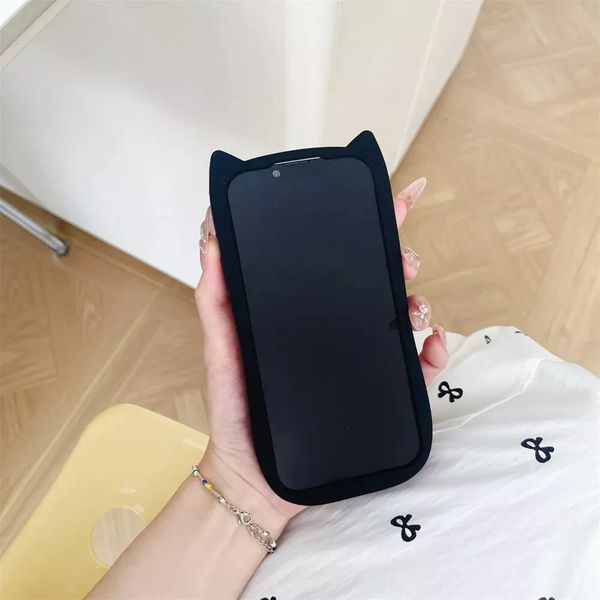 Силіконовий 3D чохол Paw love для iPhone 11/чорний 098949 фото