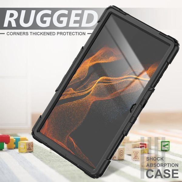 Чехол Carbon Armor Tablet на планшет Samsung Galaxy Tab S7 Plus 12.4" (T975) / черный 090918 фото
