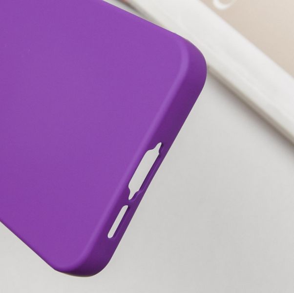 Чохол накладка TPU Liquid Silk для Samsung Galaxy S24 FE / фіолетовий 201177 фото