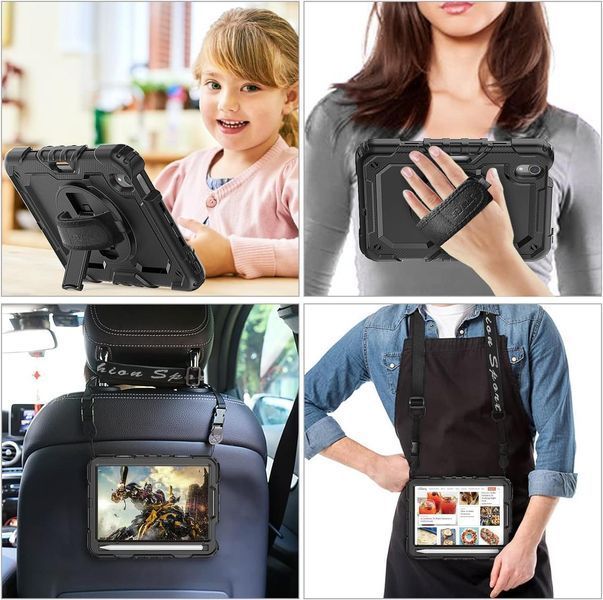 PC + TPU чохол Armor Cover Tablet на планшет Apple iPad mini 6 (8.3") 2021 / чорний 096956 фото