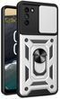 PC + TPU чохол Camshield armor для Nokia G21 / сріблястий
