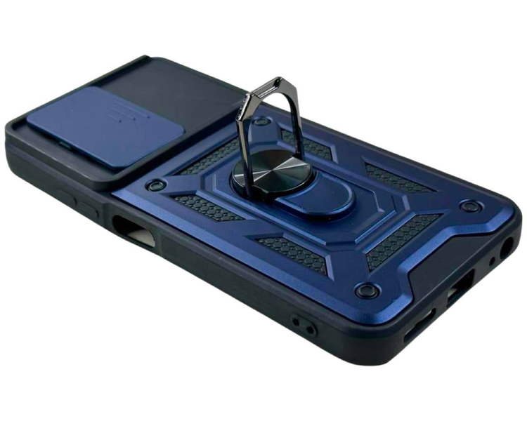 PC + TPU чехол Camshield Armor для Tecno Spark 10 / синий 090663 фото
