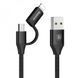 Baseus Yiven 2-1 Cable（Micro/Type-C) (1m) (2 кольори) 16800 фото 4
