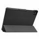 Кожаный чехол книжка Crazy Horse для Lenovo Tab K10 серый 090073 фото 6