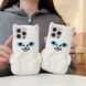 Резиновый 3D чехол для iPhone 15 Pro / Finger cat 098644 фото 5