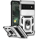 PC + TPU чехол Camshield armor для Google Pixel 6 Pro серебристый 089365 фото 1