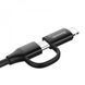 Baseus Yiven 2-1 Cable（Micro/Type-C) (1m) (2 кольори) 16800 фото 1