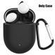 Силіконовий чохол із карабіном для Google Pixel Buds 2 чорний 091018 фото 1