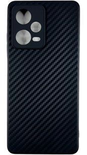Чохол Carbon (TPU) для Xiaomi Redmi Note 12 (наредмі ноут 12) чорний 087690 фото