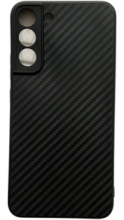 Чехол для Carbon (TPU) для Samsung Galaxy S22 Plus (на самсунг с22 плюс) черный 086342 фото
