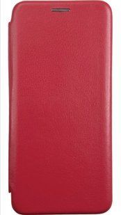 Кожаный чехол книжка Elegant на Realme C30 / красный 087795 фото