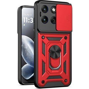 PC + TPU чохол Camshield Armor для Motorola Edge 70 Fusion / червоний 101744 фото