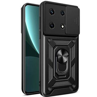 PC + TPU чехол Camshield armor на Xiaomi Redmi Note 13 (4G) / черный 095614 фото