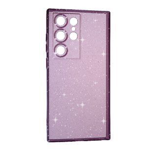 Чехол силиконовый Clear Shine для Samsung Galaxy S24 Ultra / фиолетовый 094507 фото
