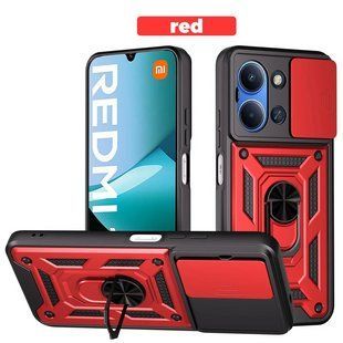 PC + TPU чехол Camshield Armor для Xiaomi Redmi 15C 4G EU (173 x 81 x 8.2 мм) / красный 100327 фото