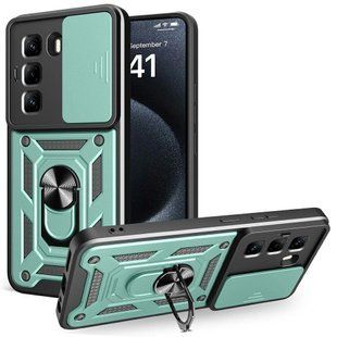 PC + TPU чехол Camshield Armor для Infinix Hot 60i / зеленый 100648 фото