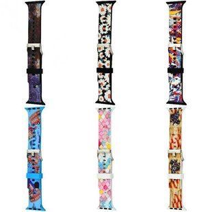 Ремешок Apple Watch Silicone with Print 38 mm/40 mm (6 видов) 16619 фото