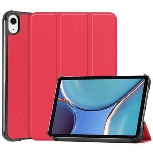 Шкіряний чохол книжка Crazy Horse на планшет iPad Mini 7 2024 (8.3") / червоний 098880 фото