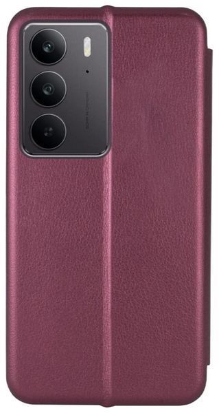 Чехол книжка Elegant book для Realme C71 (RMX5303) / бордовый 204478 фото