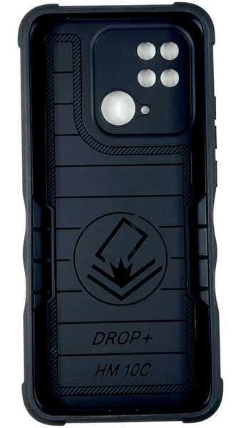 PC + TPU чохол Armor Magnet Ring для Xiaomi Redmi 10C (редмі 10ц) чорний 085609 фото