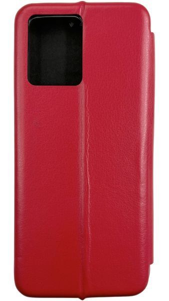 Кожаный чехол книжка Elegant на Realme C30 / красный 087795 фото