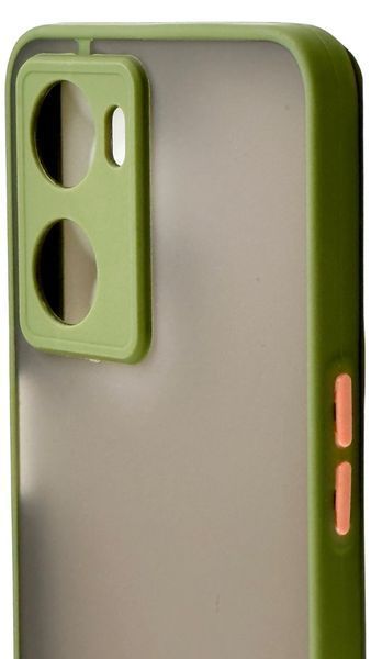 TPU чохол накладка Matte Color Case для OPPO A57 світло-зелений 092676 фото