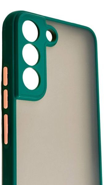 TPU чохол накладка Matte Color Case для Samsung Galaxy S22 темно-зелений 092176 фото