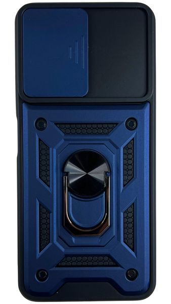 PC + TPU чохол Camshield armor для Poco X5 5G / синій 087640 фото