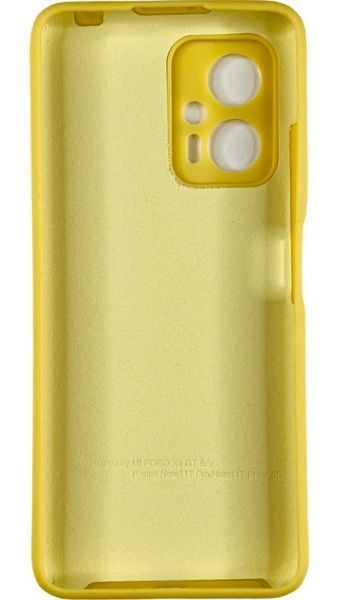 Чохол силіконовий Soft touch для Poco X4 GT (на поко х4 жт) жовтий 087695 фото