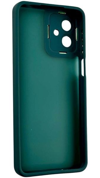 TPU чохол Luxury Metal Lens на Motorola G14 зелений 094639 фото