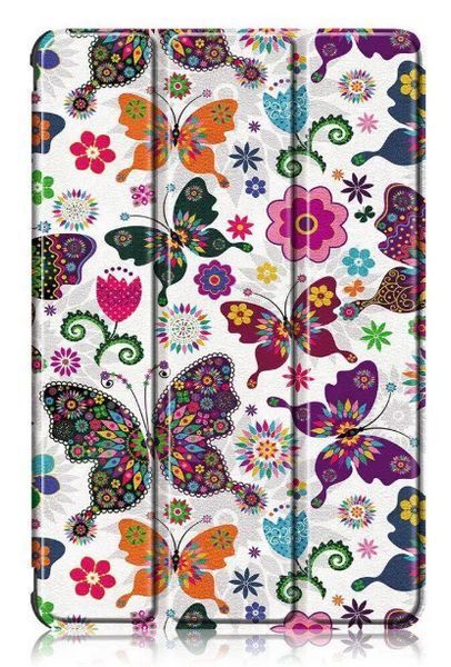 Чехол книжка Crazy Horse на планшет Samsung Galaxy Tab S10 Plus (12.4") / бабочки 201130 фото
