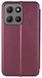 Чехол книжка Elegant book для Motorola G17 Power / бордовый 204736 фото 2