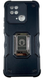 PC + TPU чохол Armor Magnet Ring для Xiaomi Redmi 10C (редмі 10ц) чорний 085609 фото 1