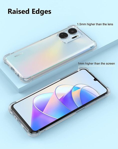 Чехол накладка WXD на Honor X7a / прозрачный 92276 фото