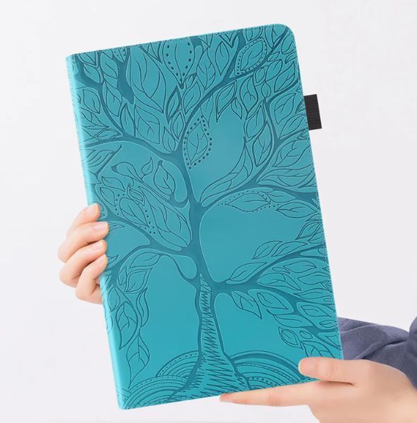 Чохол книжка Wood book на планшет Xiaomi Redmi Pad SE (11") / блакитний 095652 фото