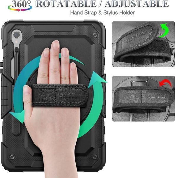PC + TPU чохол Armor Cover Tablet на планшет Samsung Galaxy Tab S10 Lite (10.9) / чорний 100418 фото