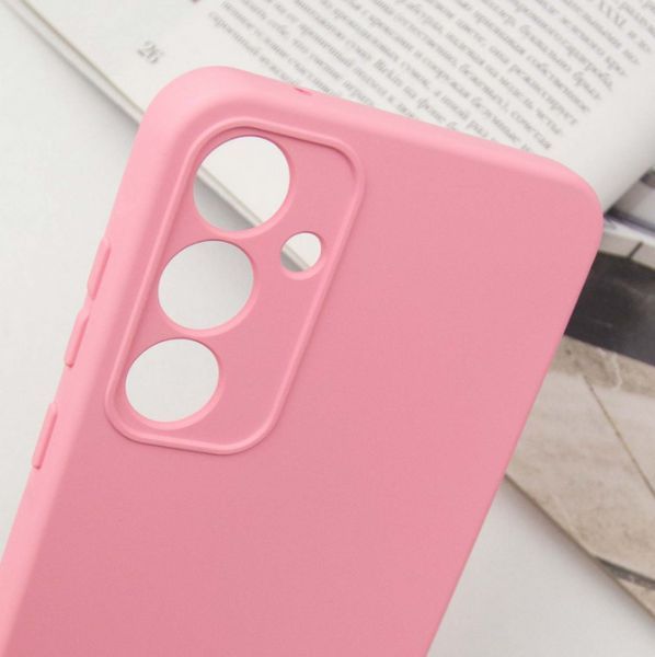 Чохол накладка TPU Liquid Silk для Samsung Galaxy S24 FE / рожевий 201178 фото