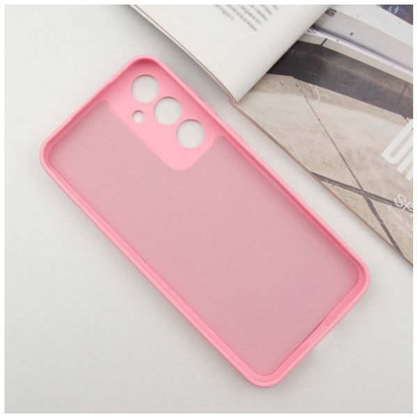 Чохол накладка TPU Liquid Silk для Samsung Galaxy S24 FE / рожевий 201178 фото