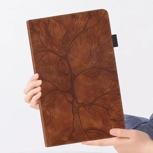 Чохол книжка Wood Book на планшет Poco Pad M1 (12.1") / коричневий 100912 фото