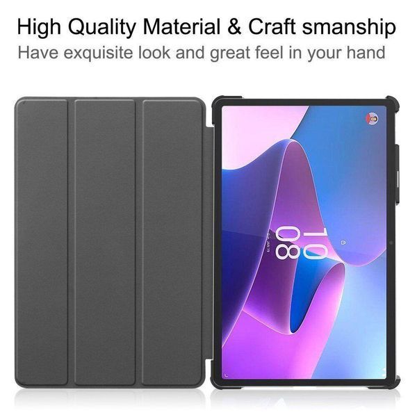 Шкіряний чохол книжка Crazy Horse для Lenovo Tab P12 Pro (12.6") / dont touch 097308 фото