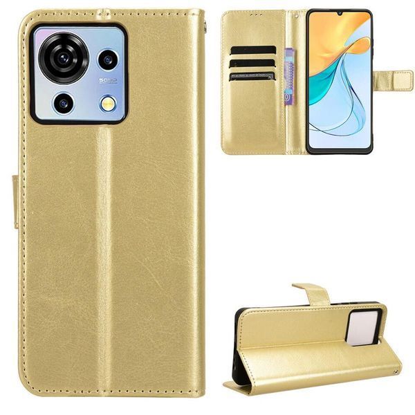 Чохол книжка Book case для ZTE Blade V50 Vita золотистий 094879 фото