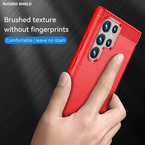 TPU чохол накладка Urban для Samsung Galaxy S22 Ultra / червоний 088356 фото